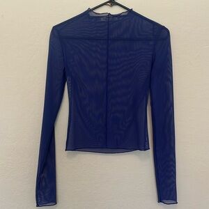 Sheer long sleeve